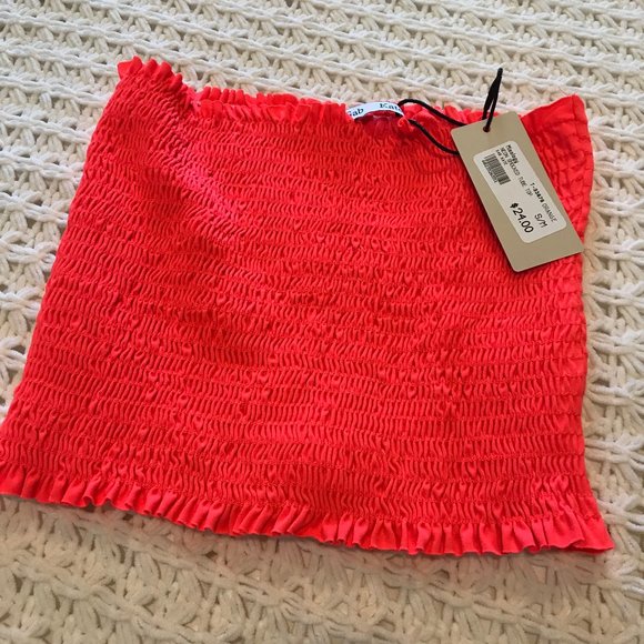 Gab & Kate Neon Smocked Tube Top - Picture 3 of 4